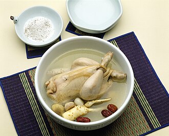 samgyetang (삼계탕)